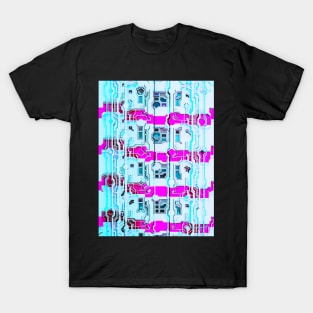 Hong Kong Apartment Building Brualism Glitch Art T-Shirt